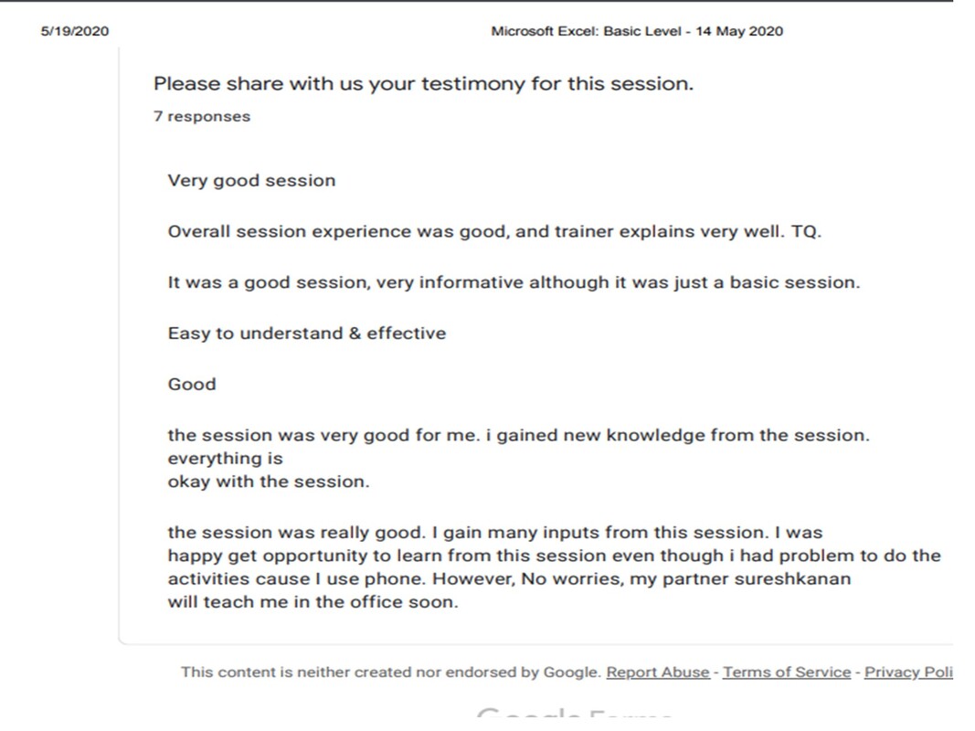 Course evaluation results slide 2
